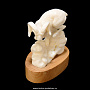 Скульптура из клыка моржа "Горный баран", фотография 2. Интернет-магазин ЛАВКА ПОДАРКОВ