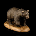Скульптура из натурального камня "Медведь"