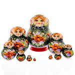 Матрёшка "Маки" 10 мест