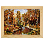 0076437-24*18 (21*15)см ПАННО настенной ПЕЙЗАЖ №29 (янтарная крошка)