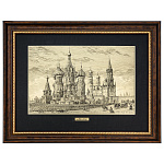  /42*55см Офорт черно-белый  "Старая Москва. Вид Кремля"