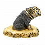 Статуэтка с янтарем "Собака Английский бульдог", фотография 2. Интернет-магазин ЛАВКА ПОДАРКОВ