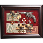 24217 Златоуст Оружие сувенирное НОЖ "Стая" (текстолит, наклад., золоч.) 