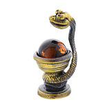 0045552/316 Сувенир Змейка добрая Сувенир (коньячный)