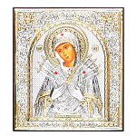0052400/20*24см/5022040336 Икона "БМ Семистельная"дерево/шелкограф/позолота