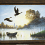 Картина "На озере" 30х25 см, фотография 3. Интернет-магазин ЛАВКА ПОДАРКОВ