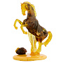 Лошадь Символ 2026 года. Статуэтка из янтаря "Конь ретивый", фотография 2. Интернет-магазин ЛАВКА ПОДАРКОВ