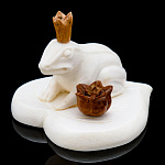 Скульптура из кости "Царевна-лягушка". Рог лося, кость мамонта