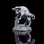 Статуэтка "Бык с монетой" (серебро 875*), фотография 3. Интернет-магазин ЛАВКА ПОДАРКОВ