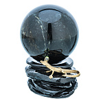 Шар-антистресс из камня "Ящерица"