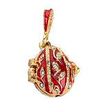  Традиции ФАБЕРЖЕ КУЛОН с сюрпризом 2-1025-05