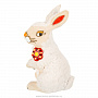 Статуэтка "Кролик с цветком", фотография 2. Интернет-магазин ЛАВКА ПОДАРКОВ