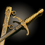 0042010  КОРТИК сувенирное оружие "Генеральский"  