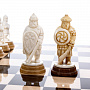 Шахматы с фигурами из бивня мамонта "Куликово поле" 48х48 см, фотография 6. Интернет-магазин ЛАВКА ПОДАРКОВ