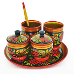 0021750 Хохлома чайный Набор 6пр. (в/кат) 63340000006