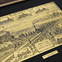 Офорт черно-белый "История железных дорог России" 30x40 см, фотография 2. Интернет-магазин ЛАВКА ПОДАРКОВ