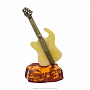 Статуэтка с янтарем "Гитара", фотография 3. Интернет-магазин ЛАВКА ПОДАРКОВ