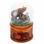 Стеклянный шар с блестками "Медведи", фотография 4. Интернет-магазин ЛАВКА ПОДАРКОВ