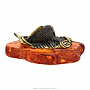 Статуэтка с янтарем "Рыба на волне", фотография 4. Интернет-магазин ЛАВКА ПОДАРКОВ