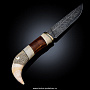Нож сувенирный с рукоятью из кости "Белый клык", фотография 2. Интернет-магазин ЛАВКА ПОДАРКОВ