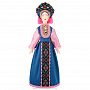 Фарфоровая кукла "Традиционный девичий праздничный костюм", фотография 1. Интернет-магазин ЛАВКА ПОДАРКОВ