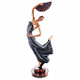 Скульптура из дерева с ручной росписью "Девушка Кармен", фотография 5. Интернет-магазин ЛАВКА ПОДАРКОВ
