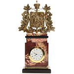 11807 Часы настольные "Георгий Победоносец" Яшма(1.17.1)