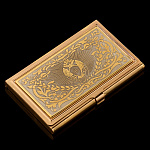 Визитница карманная "Герб пограничника". Златоуст