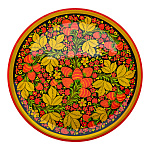 202998 Хохлома Тарелка-панно клубника 440*20мм  18090440020