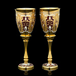 201878 Златоуст НАБОР РЮМОК ОРНАМЕНТ 2 шт