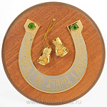 27377 Златоуст Сувенир ПАННО"Перчатки на удачу" Позолота (6103)