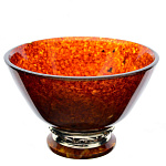 8634-с Янтарь Пиала Серебро 875* 