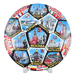 0039425-16см Сувенир Памятная ТАРЕЛКА "ЧМ 2018 по ФУТБОЛУ. ГОРОДА ПРОВЕДЕНИЯ МАТЧЕЙ"