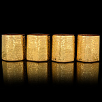  НАБОР СТАКАНОВ для ВИСКИ с золотом 4шт.