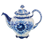 Чайник доливной "Семейный". Гжель