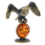 0071823/3046.1 Птица Сова на Луне б/п Сувенир (коньячный)