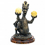 Скульптура из бронзы и янтаря "Императорский пятипалый дракон", фотография 6. Интернет-магазин ЛАВКА ПОДАРКОВ