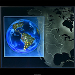Картина "Планета Земля 2" Swarovski