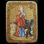 Икона "Святая вел. Марина Маргарита" 15 х 20 см