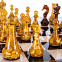 Шахматы с янтарными фигурами "Европа" 48х48 см, фотография 4. Интернет-магазин ЛАВКА ПОДАРКОВ