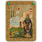 0074144/15*20см Икона подарочная "Св.Ирина Каппадокийская(Хрисоволанта)"мор.дуб(RTI-275-3.m)