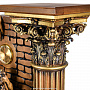 Деревянные резные часы "Римская империя". Высота 125 см, фотография 5. Интернет-магазин ЛАВКА ПОДАРКОВ