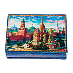 Шкатулка "Москва. Храм Василия Блаженного"