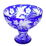 0054835/SK//Хрусталь БЛЮДО  h mm d mm weight КОБАЛЬТ/19