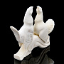 Скульптура из рога лося "На току", фотография 3. Интернет-магазин ЛАВКА ПОДАРКОВ