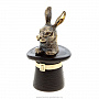 Бронзовая статуэтка "Кролик в шляпе", фотография 2. Интернет-магазин ЛАВКА ПОДАРКОВ