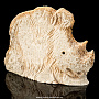 Скульптура из кости кита "Носорог", фотография 2. Интернет-магазин ЛАВКА ПОДАРКОВ