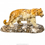 Скульптура из натурального камня "Тигр". Ангидрит, фотография 1. Интернет-магазин ЛАВКА ПОДАРКОВ