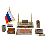 Настольный набор с инкрустацией "Эмир". Хатам Кари