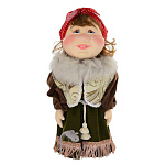 0029553-БАБА Сувенир КУКЛА-БАР (0,5-0,7ml) "БАБА-ЗИМА" ок.55см